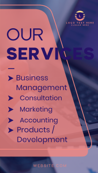 Corporate Our Services TikTok video Image Preview