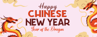Chinese New Year Dragon Facebook cover Image Preview