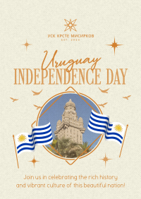 Uruguay Independence Celebration Flyer Image Preview