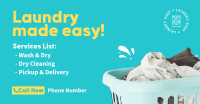Laundry Made Easy Facebook Ad Design