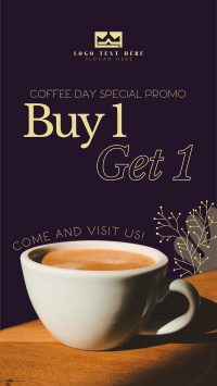 Smell of Coffee Promo Facebook Story Design