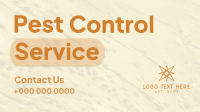 Minimalist Pest Control Facebook Event Cover Image Preview