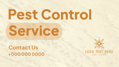 Minimalist Pest Control Facebook event cover Image Preview