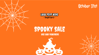 Halloween Spooky Sale  Facebook Event Cover Design