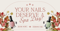Floral Nail Services Facebook ad Image Preview