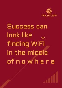 WIFI Motivational Quote Poster Image Preview