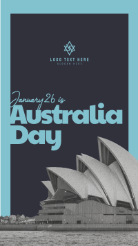 Vintage Australia Day Instagram story Image Preview