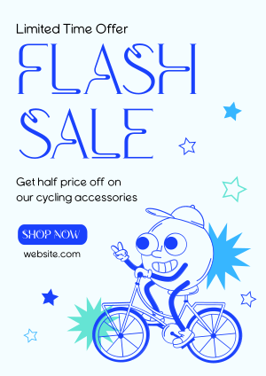 Bicycle Day Sale Flyer Image Preview