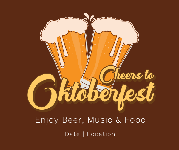 Oktoberfest Beer Night Facebook Post Design Image Preview