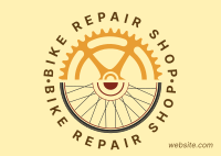 The Bike Shop Postcard Image Preview