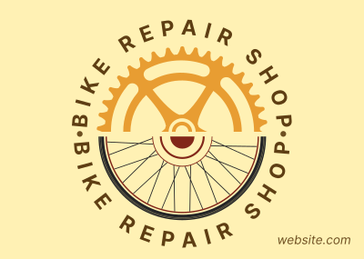 The Bike Shop Postcard Image Preview