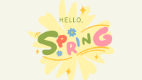 Playful Hello Spring Facebook Event Cover Image Preview