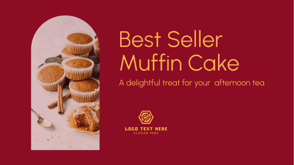 Best Seller Muffin Facebook Event Cover Design Image Preview