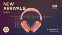 Girly Headphone Facebook Event Cover Image Preview