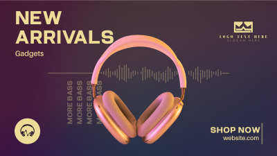 Girly Headphone Facebook event cover Image Preview