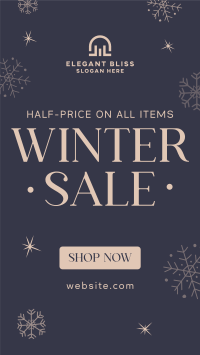 Winter Wonder Sale Facebook story Image Preview