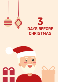 Santa Christmas Countdown Flyer Design