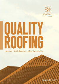 Quality Roofs Poster Image Preview