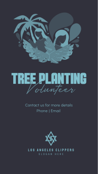 Minimalist Planting Volunteer Facebook story Image Preview