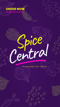 Spice Central Facebook Story Design