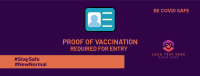 Vaccine ID Requirement Facebook cover Image Preview