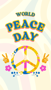 Hippie Peace TikTok Video Image Preview