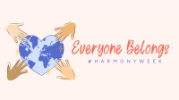 Harmony Hands Facebook Event Cover Design