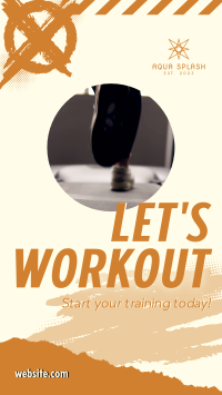 Start Gym Training TikTok Video Image Preview