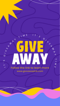 Liquid Abstract Giveaway Instagram story Image Preview