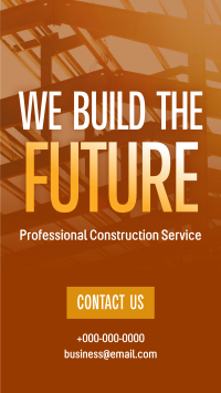 Professional Construction Service Facebook Story Image Preview