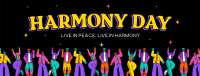 Harmony Day Sparkles Facebook Cover Design