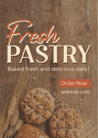 Rustic Pastry Bakery Flyer Design