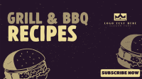 Retro Grilled Burger YouTube video Image Preview