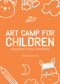Art Camp for Kids Poster Image Preview