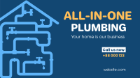 All-in-One plumbing services Facebook event cover Image Preview