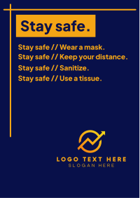 Stay safe Flyer Image Preview