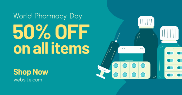 Happy World Pharmacist Day Facebook Ad Design Image Preview