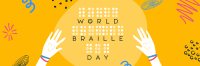 World Braille Day Twitter Header Design