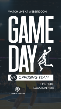 Basketball Game Day Instagram story Image Preview