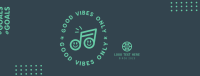 Good Vibes Happy Note Facebook cover Image Preview