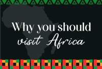 Why Visit Africa Pinterest Cover Design