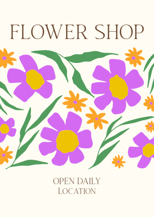 Flower & Gift Shop Flyer Image Preview