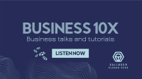 Business Talks Facebook event cover Image Preview