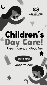 Daycare Services Quirky TikTok Video Image Preview