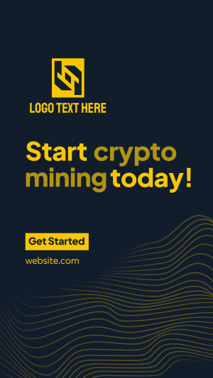 Crypto Mining Instagram story Image Preview