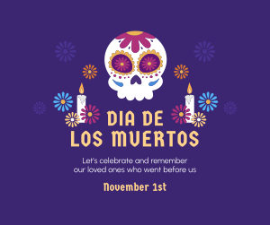 Dai De Los Muertos Facebook post Image Preview