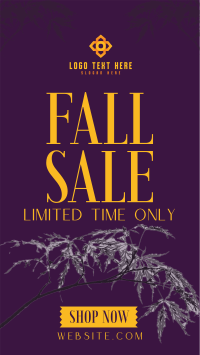 Fall Season Sale Video Image Preview