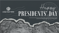 President's Day Mt. Rushmore Animation Design