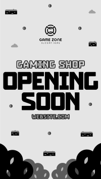 Game Shop Opening Instagram Reel Image Preview