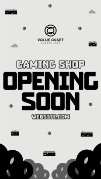 Game Shop Opening Instagram Reel Image Preview